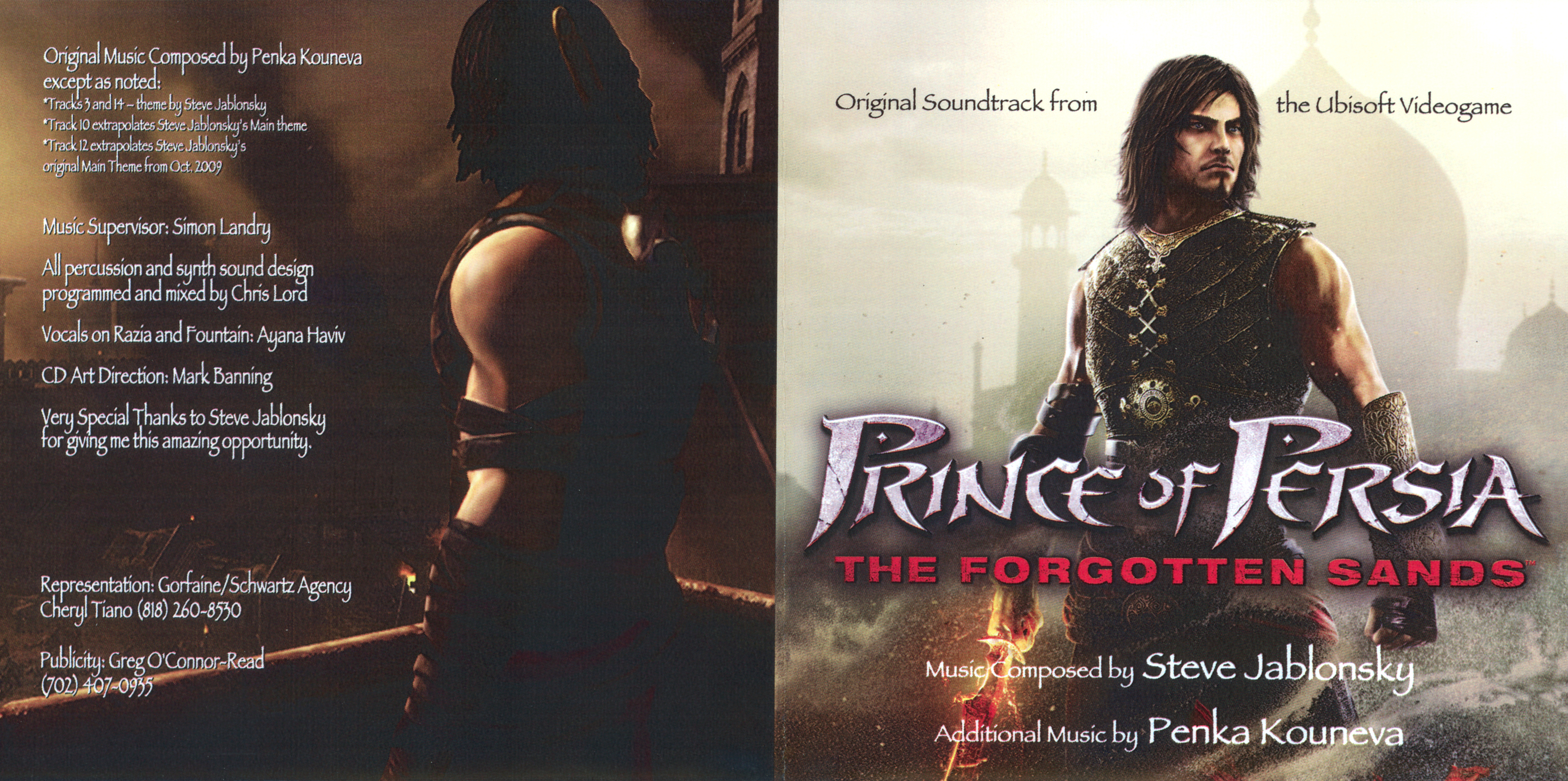 【激レア】プリンス・オブ・ペルシャ 忘却の砂／スティーヴ・ジャブロンスキー、ペンカ・コウヴェナ【プロモ盤】